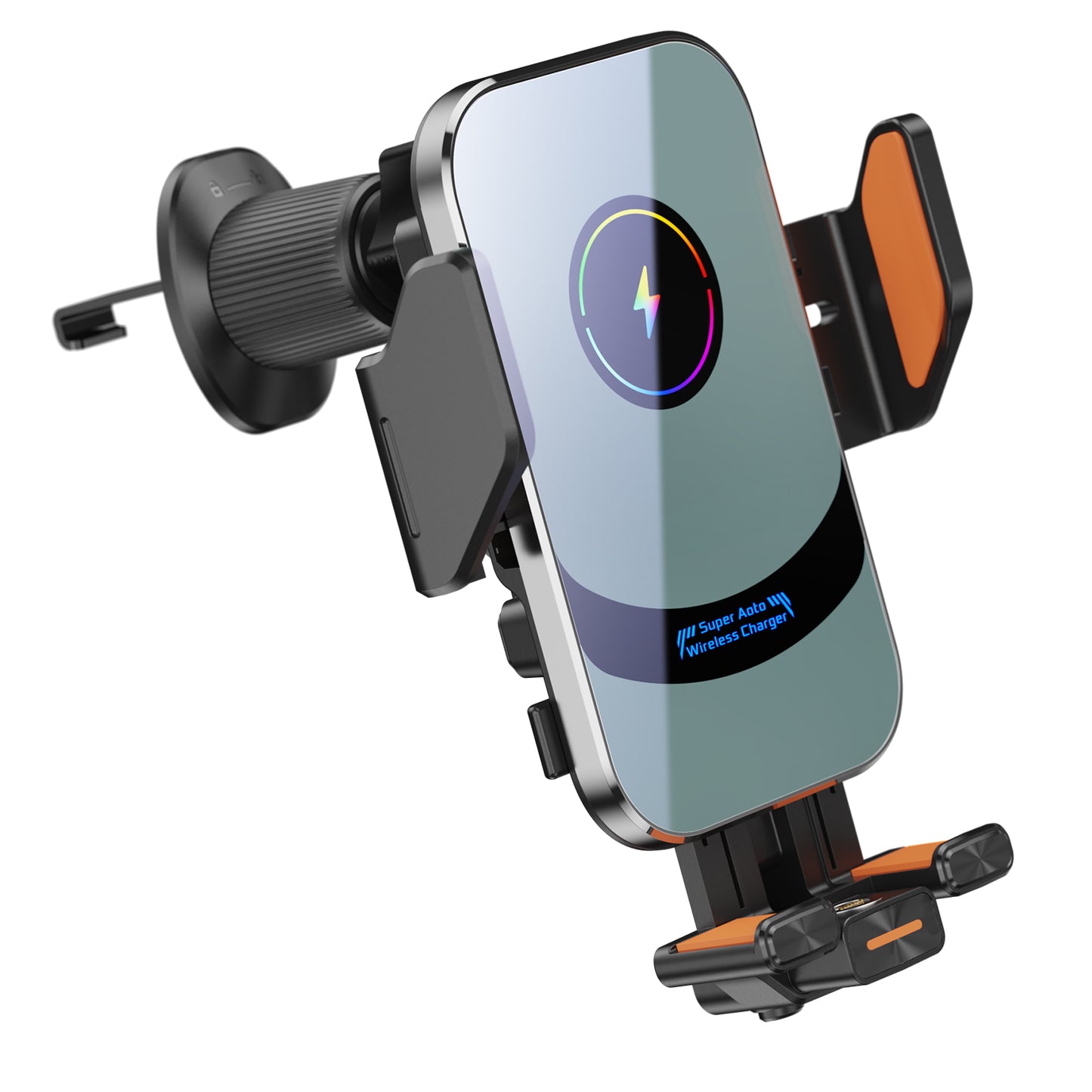 66W super fast charging car wireless charger mobile phone holder