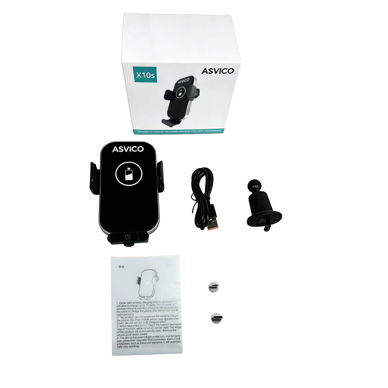 Car dashboard wireless charging tablet support stand
