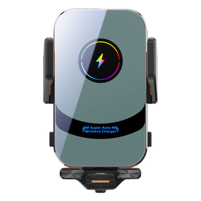 66W super fast charging car wireless charger mobile phone holder