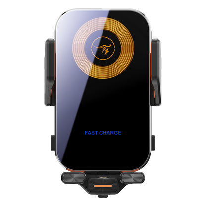 15W fast charging universal car wireless charger and automatic induction mobile phone holder