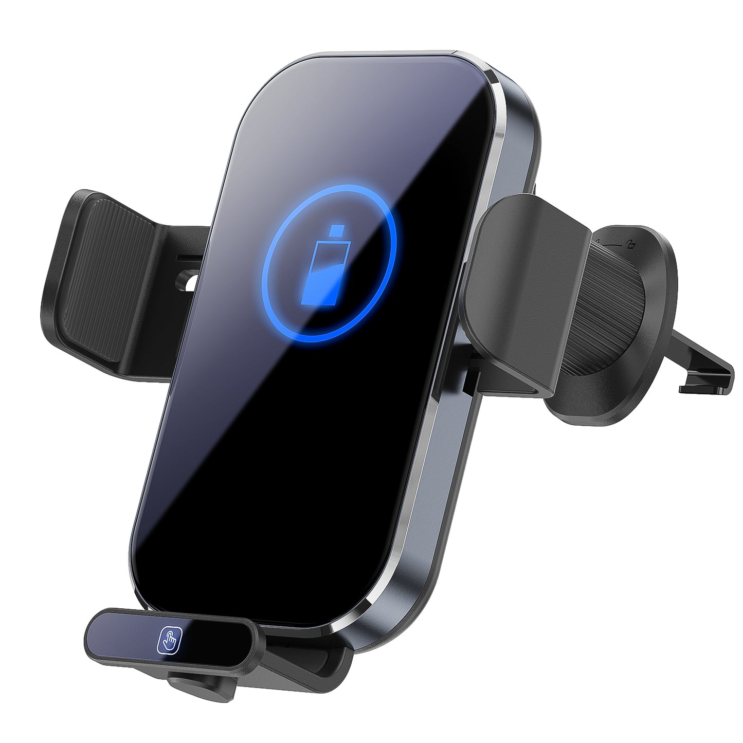 Car dashboard wireless charging tablet support stand