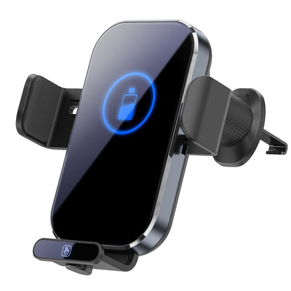 Car dashboard wireless charging tablet support stand