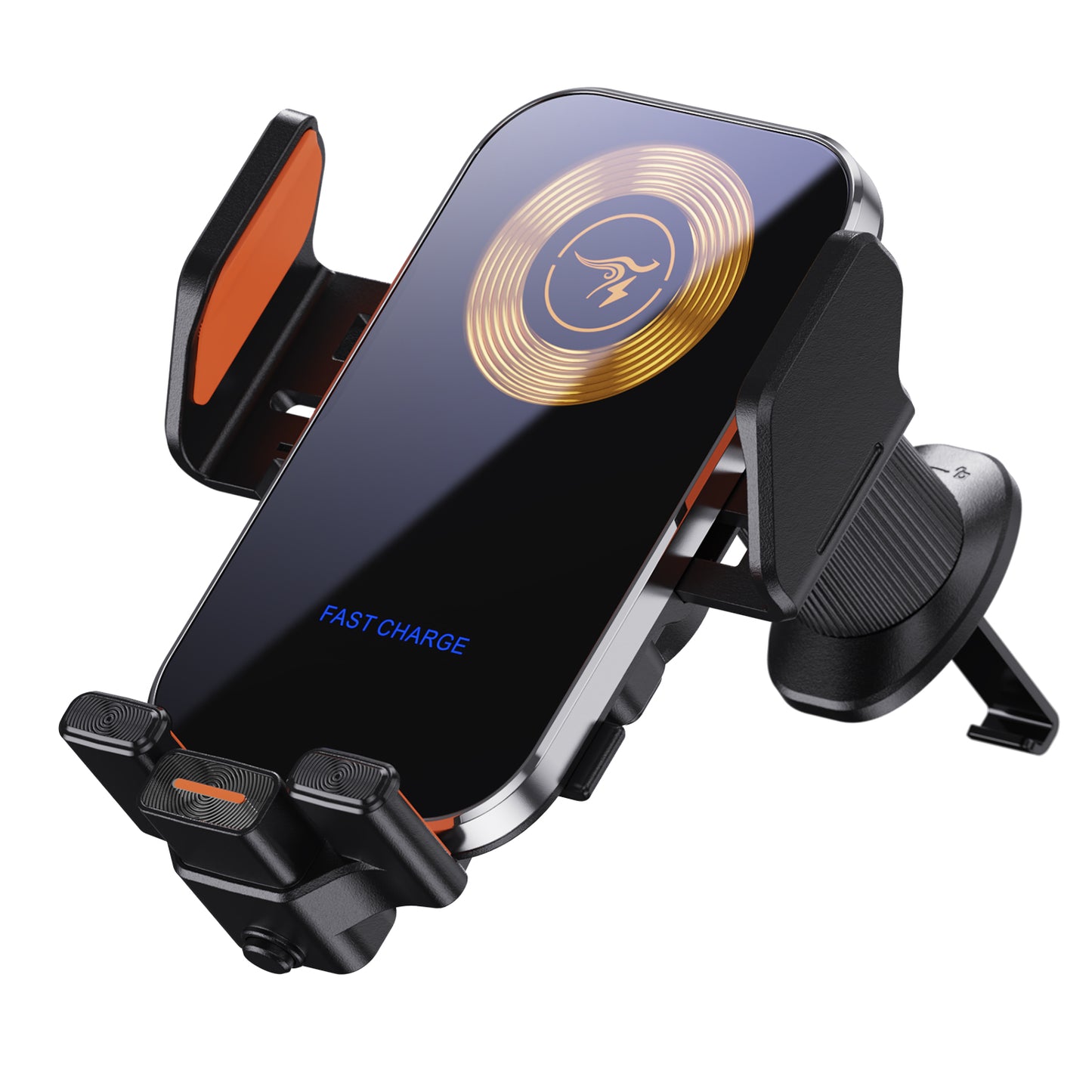 15W fast charging universal car wireless charger and automatic induction mobile phone holder