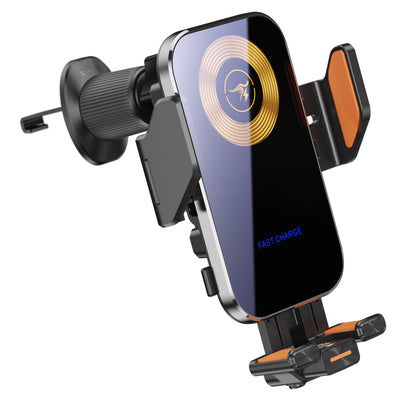 15W fast charging universal car wireless charger and automatic induction mobile phone holder