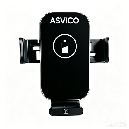 Car dashboard wireless charging tablet support stand