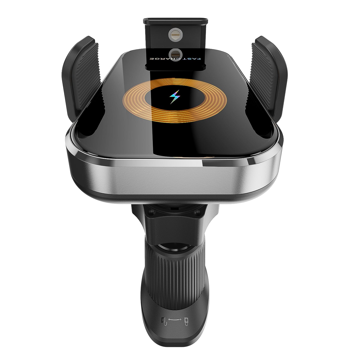 X12S Glass-Surface Car Phone Mount: Fast Charging with Cooling & Heat Dissipation