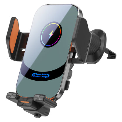 66W super fast charging car wireless charger mobile phone holder