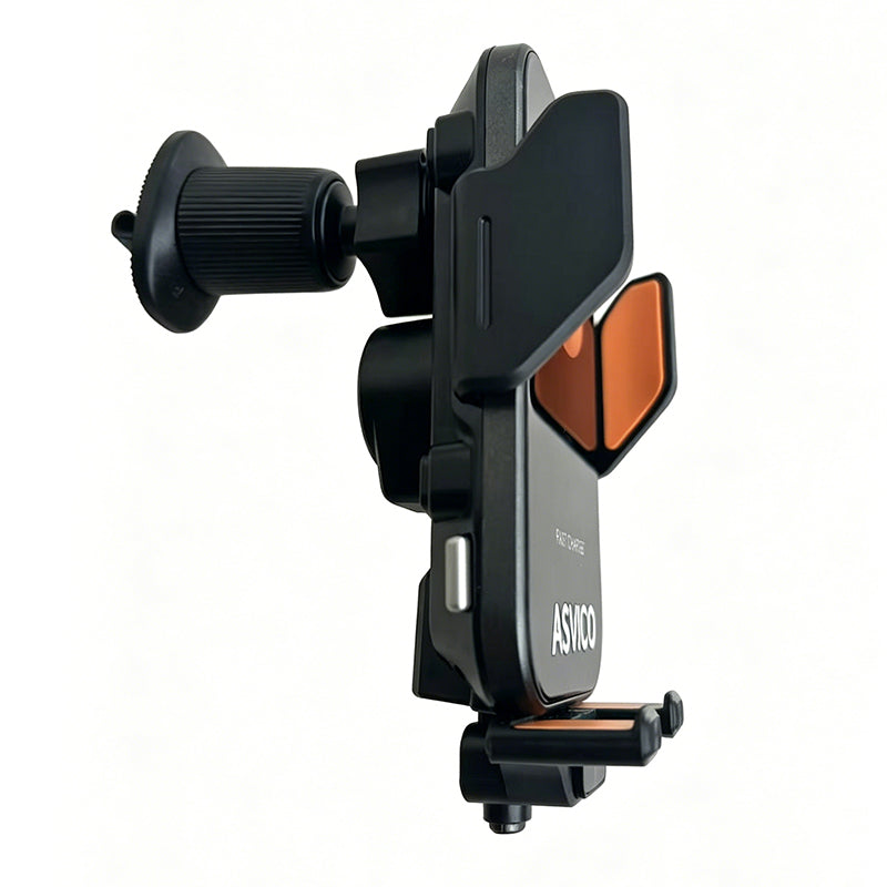 15W fast charging universal car wireless charger and automatic induction mobile phone holder