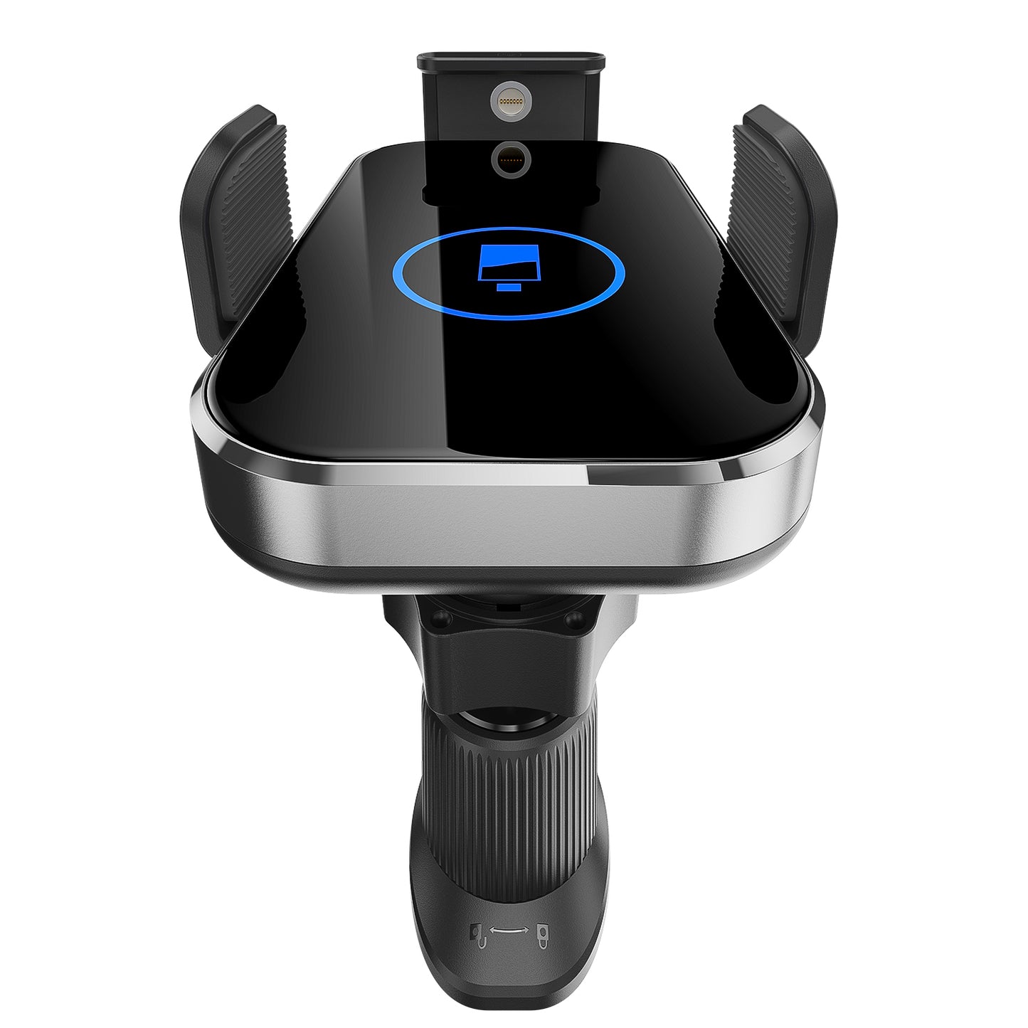 Car dashboard wireless charging tablet support stand