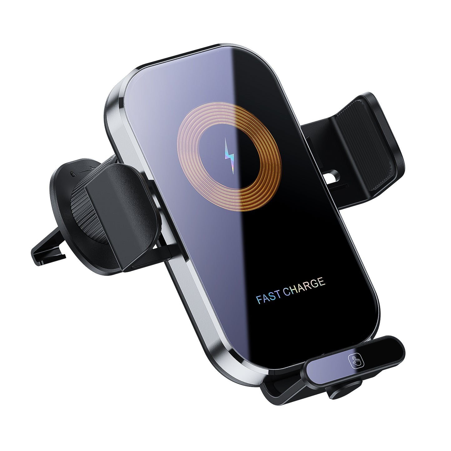 X12S Glass-Surface Car Phone Mount: Fast Charging with Cooling & Heat Dissipation