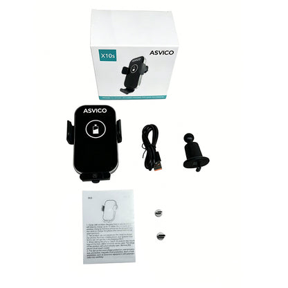 Car dashboard wireless charging tablet support stand
