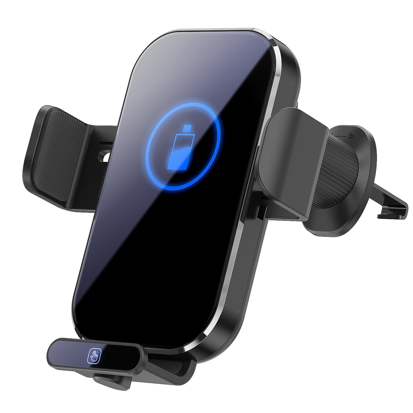 Car dashboard wireless charging tablet support stand