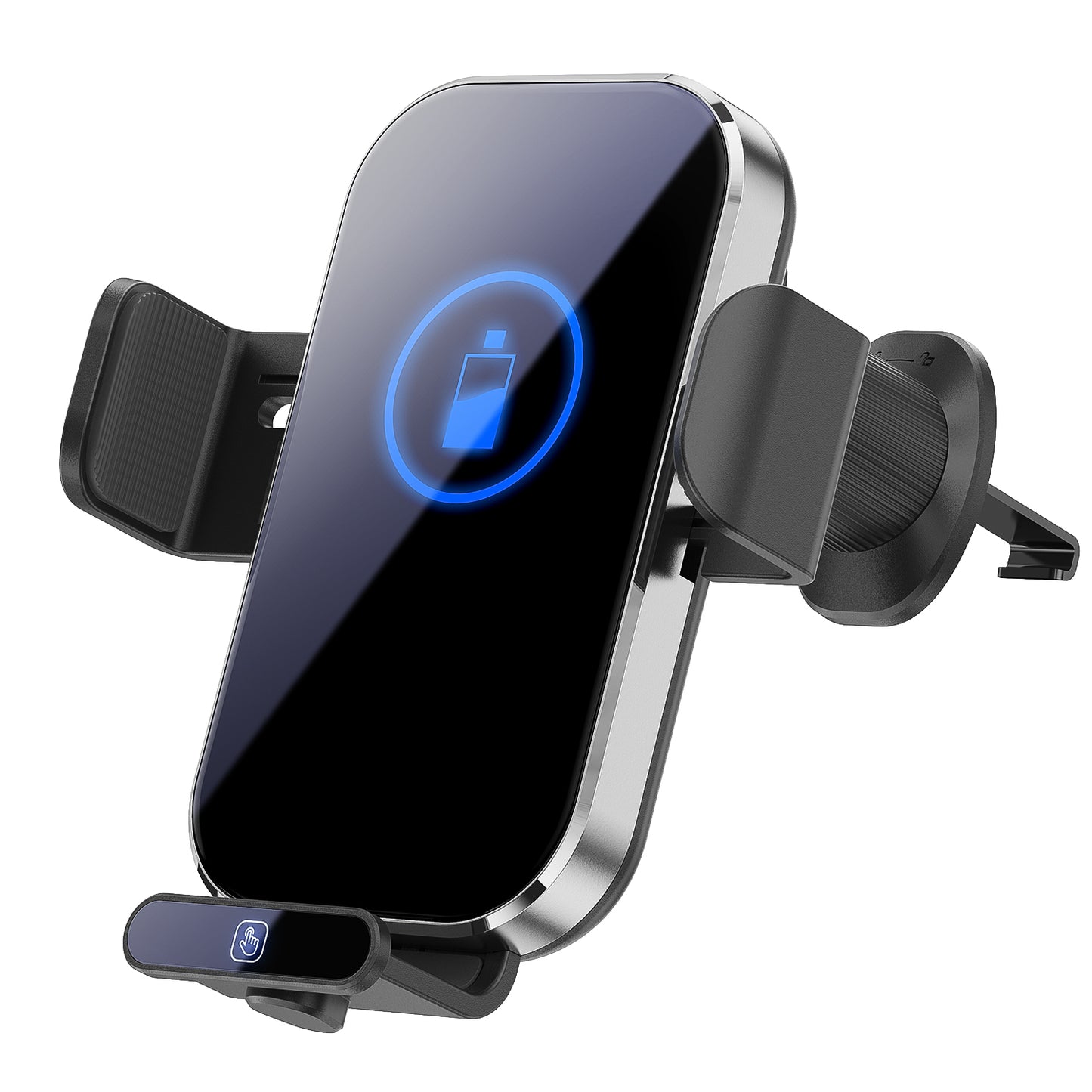 Car dashboard wireless charging tablet support stand
